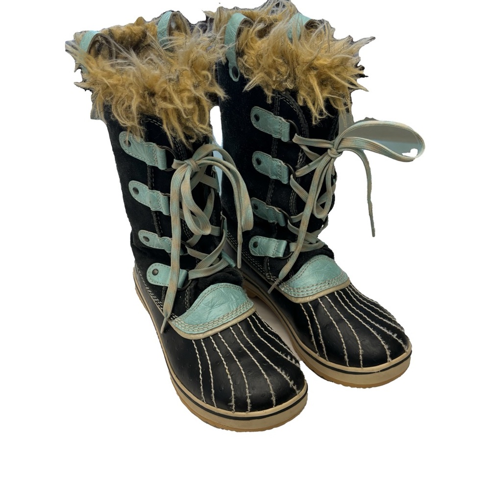 Girl’s Sorel Joan Of Arc Waterproof Winter Boots Size 4